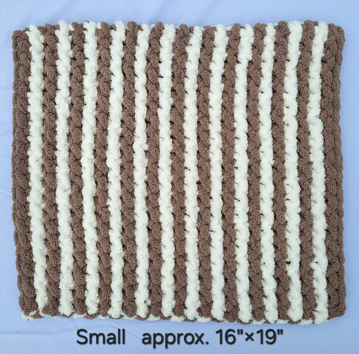 Tan & Cream Stripes Pet Pads™ - size small