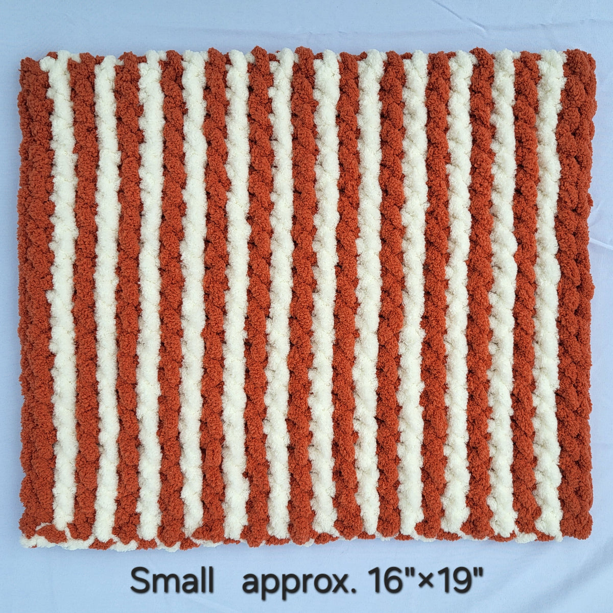 Pumpkin & Cream Stripes Pet Pads™ - size small