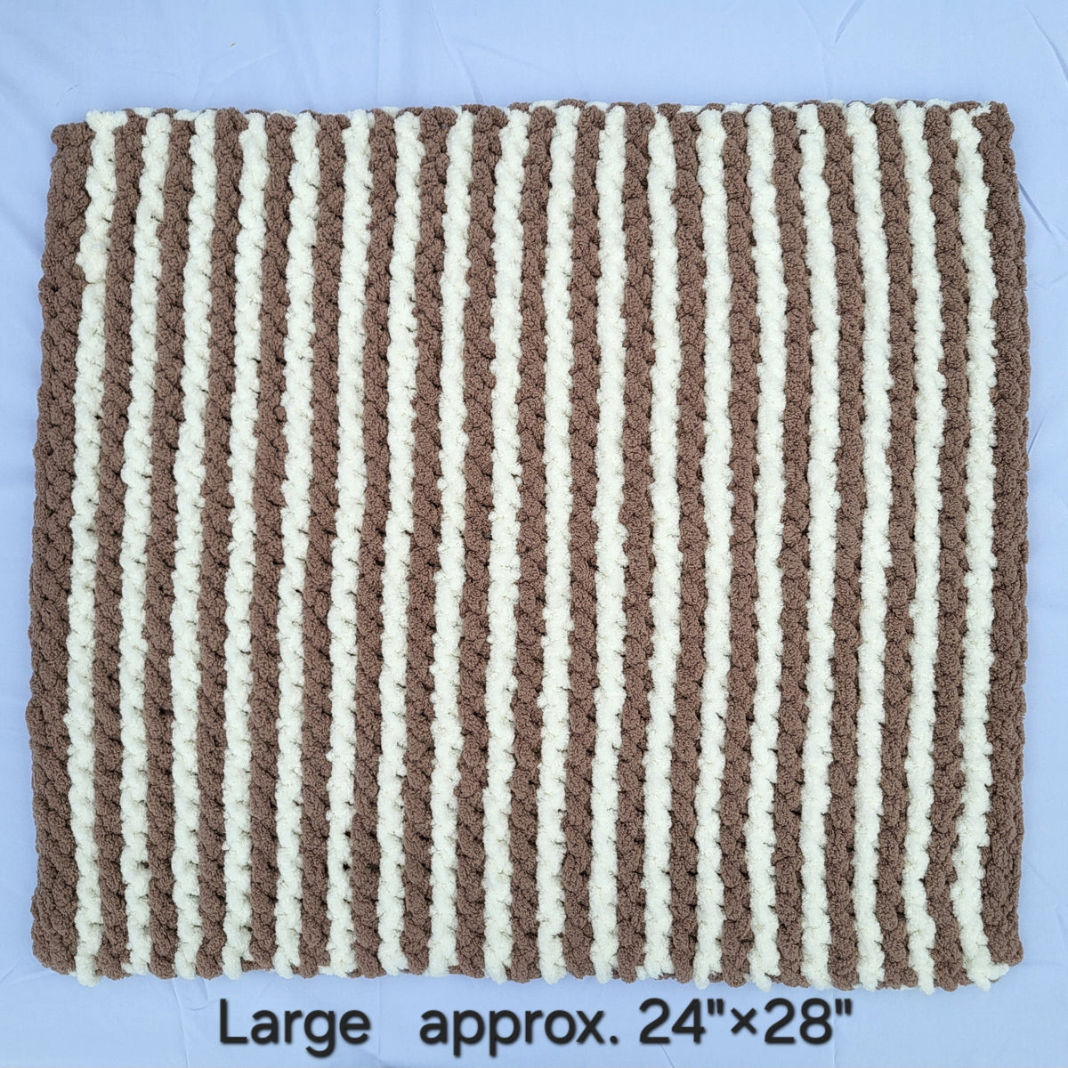 Tan & Cream Stripes Pet Pads™ - size large