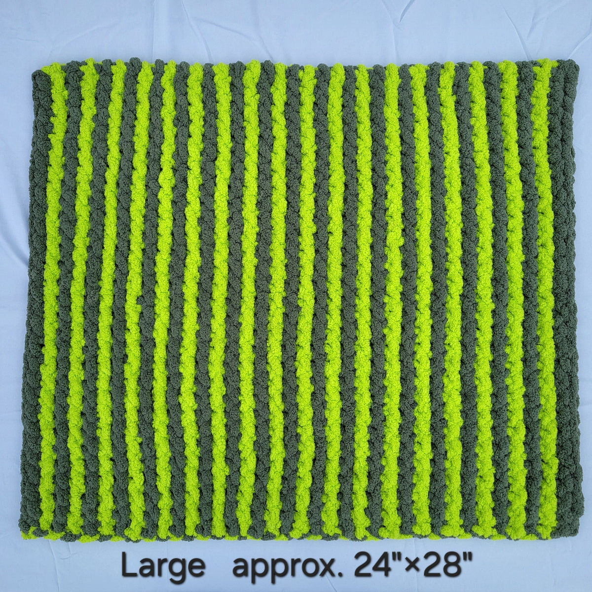 Olive & Lime Stripes Pet Pads™ - size large