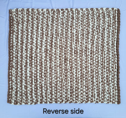 Tan & Cream Stripes Pet Pads™ - size XL