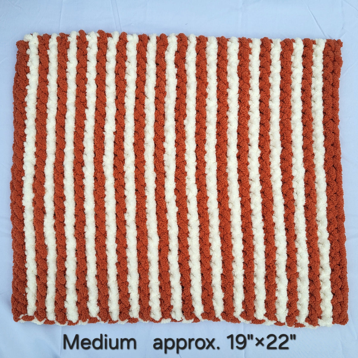 Pumpkin & Cream Stripes Pet Pads™ - size medium