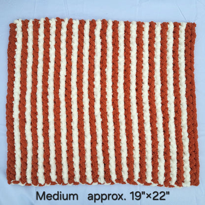 Pumpkin & Cream Stripes Pet Pads™ - size medium