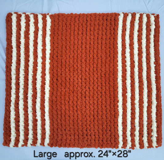 Pumpkin & Cream Trim Pet Pads™ - size large