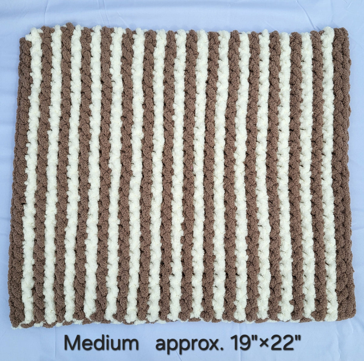 Tan & Cream Stripes Pet Pads™ - size medium