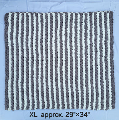 Gray & White Stripes Pet Pads™ - size XL