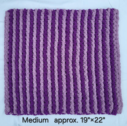 Princely Purple Stripes Pet Pads™ - size medium