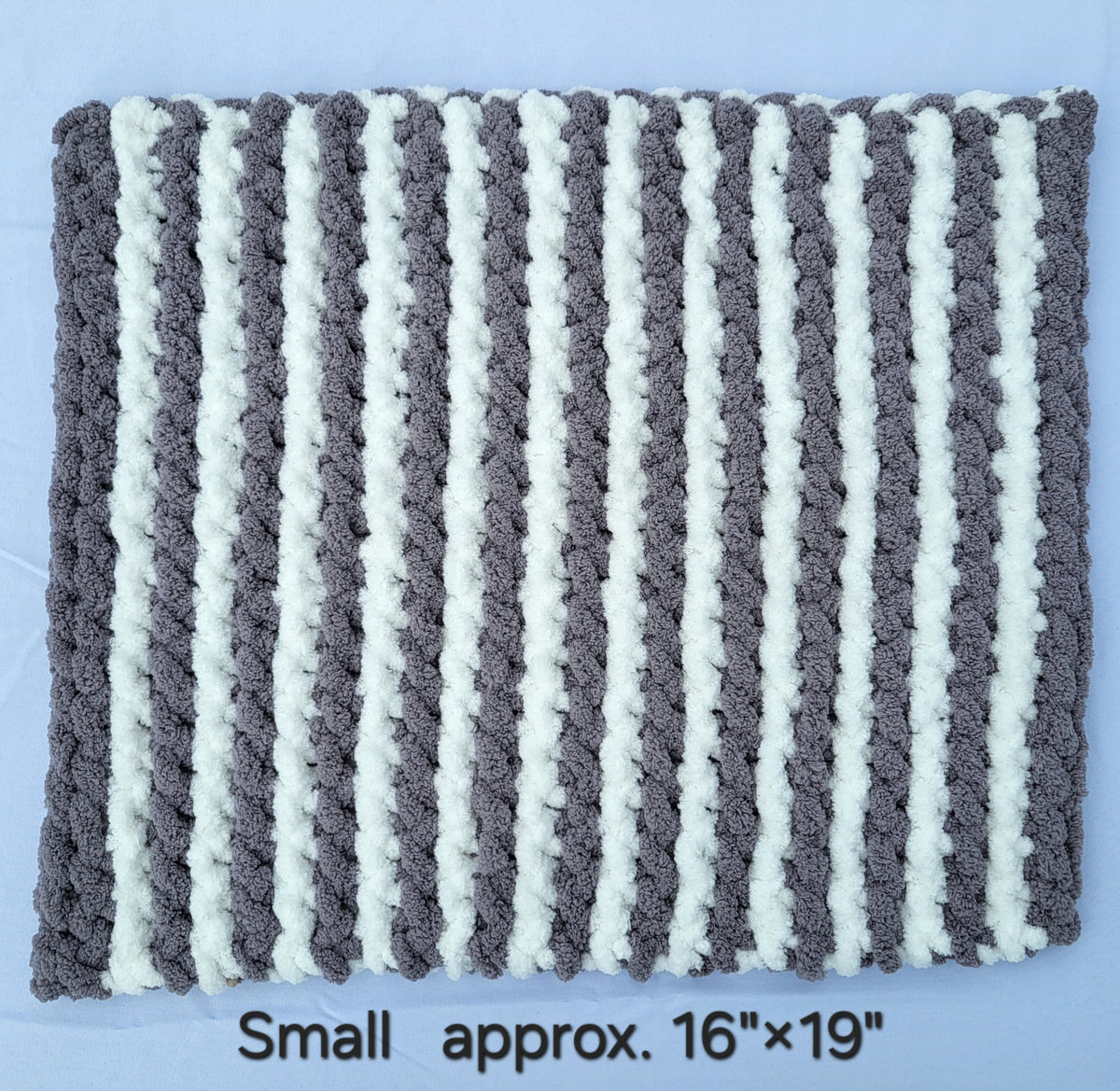 Gray & White Stripes Pet Pads™ - size small