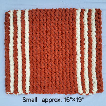 Pumpkin & Cream Trim Pet Pads™ - size small