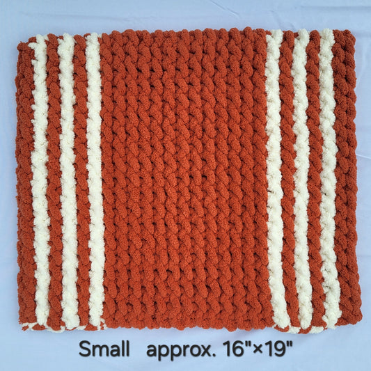 Pumpkin & Cream Trim Pet Pads™ - size small