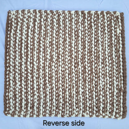 Tan & Cream Stripes Pet Pads™ - size large