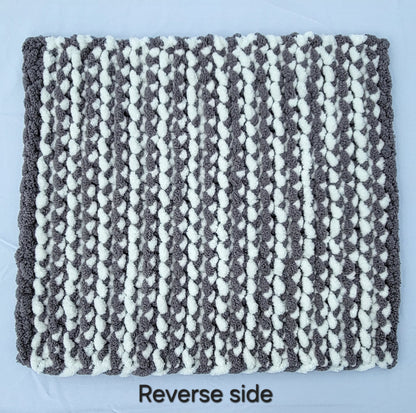 Gray & White Stripes Pet Pads™ - size small
