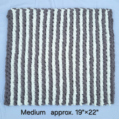 Gray & White Stripes Pet Pads™ - size medium