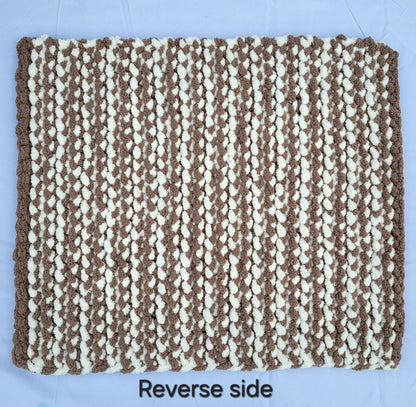 Tan & Cream Stripes Pet Pads™ - size medium