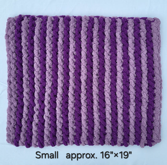 Princely Purple Stripes Pet Pads™ - size small