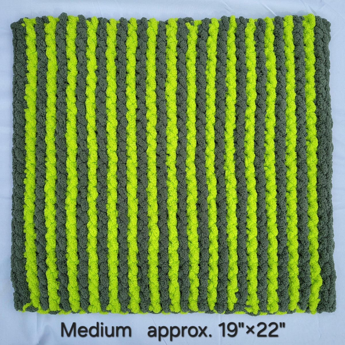 Olive & Lime Stripes Pet Pads™ - size medium